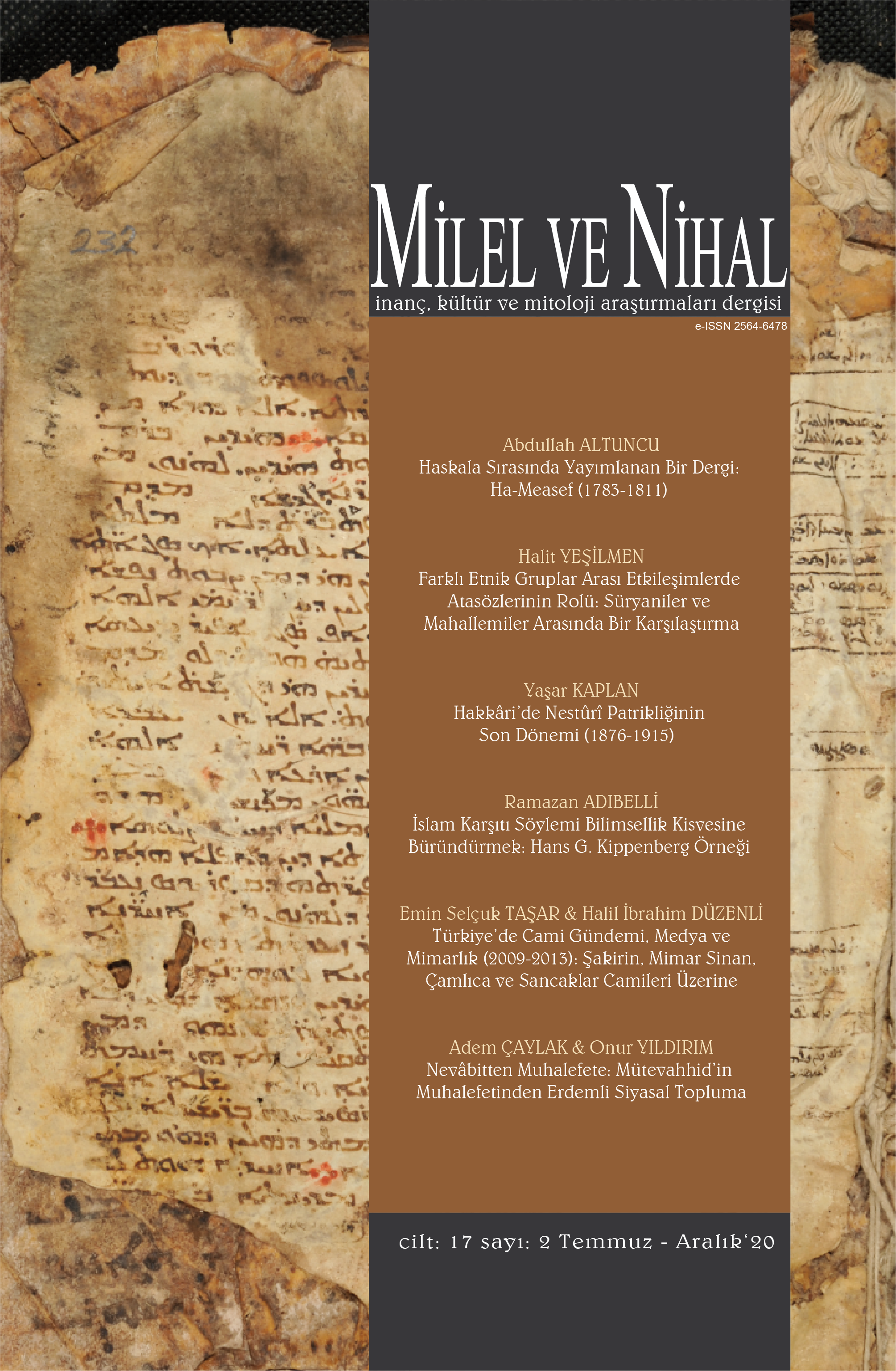 Cilt/Volume 17 - Sayı/Issue 2